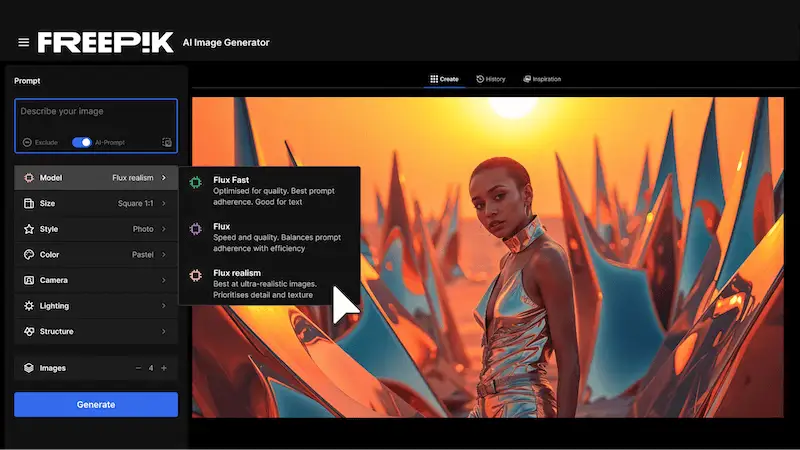 Freeoik interface