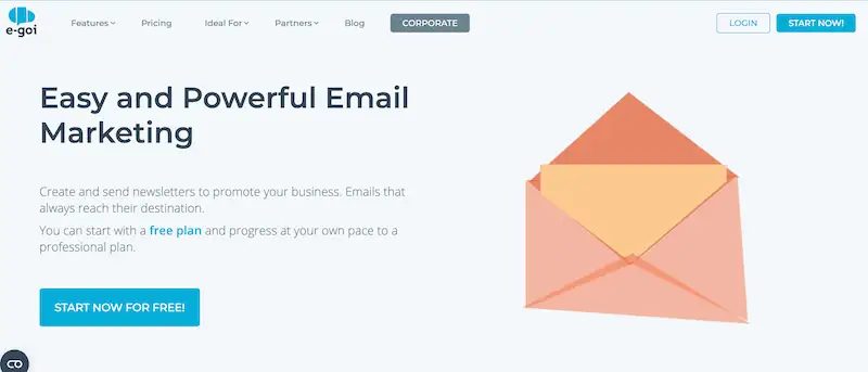 E-goi home page