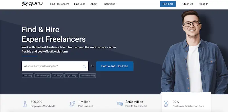 Guru home page
