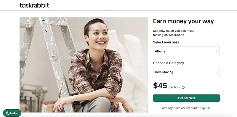 TaskRabbit website