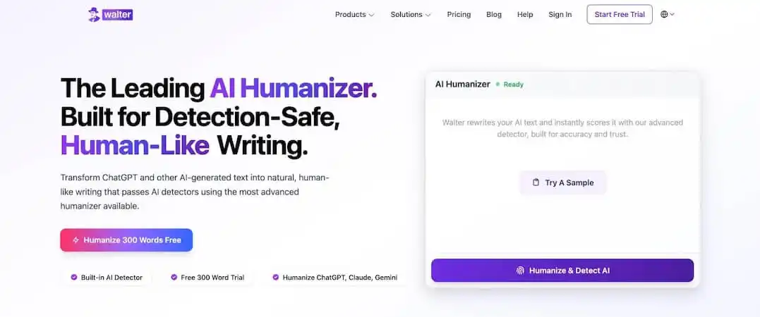 Walter Writes website