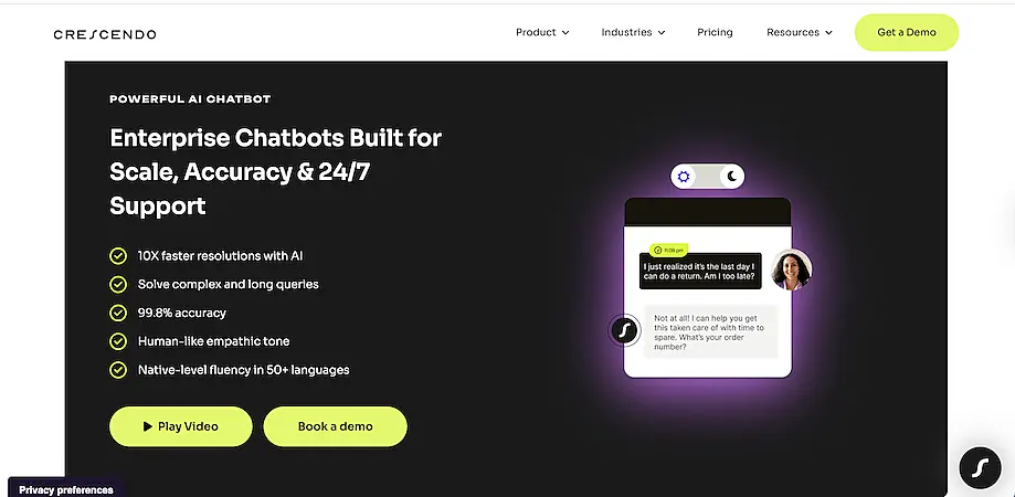 Crescendo.ai website