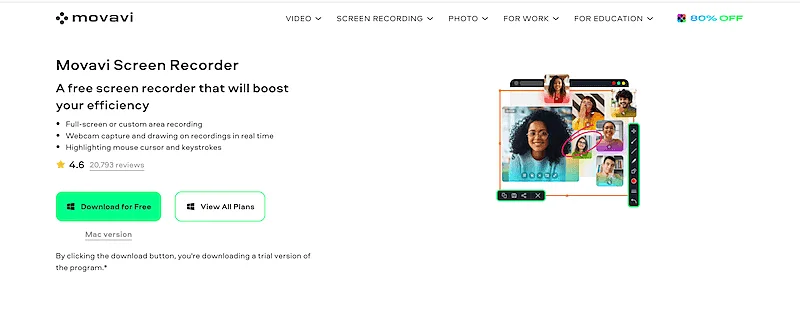 Movavi home page