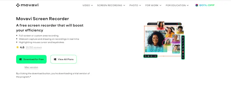 Movavi home page