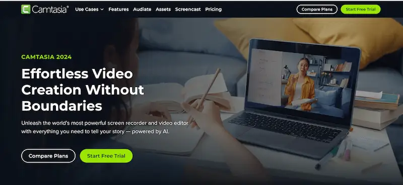 Camtasia home page