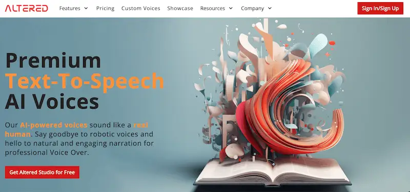 Altered website