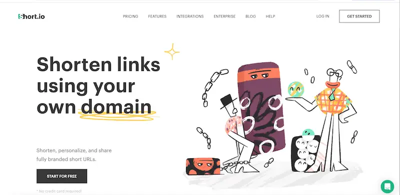Short.io page