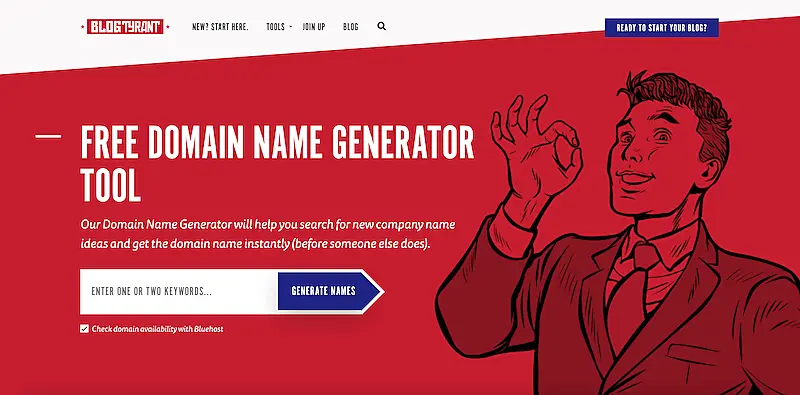 Blog Tyrant domain name generator