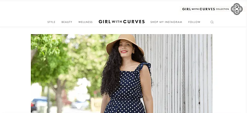 Girl with Curves home page