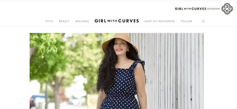 Girl with Curves home page