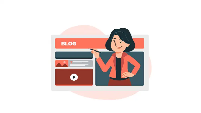 blog personal una mujer creando blog personal