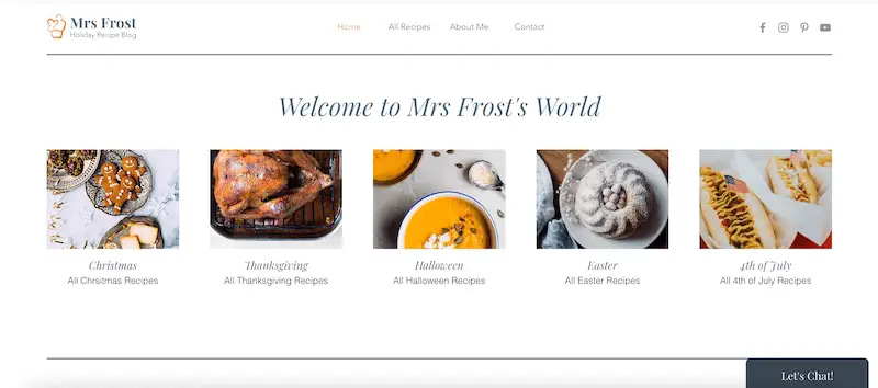Food blog