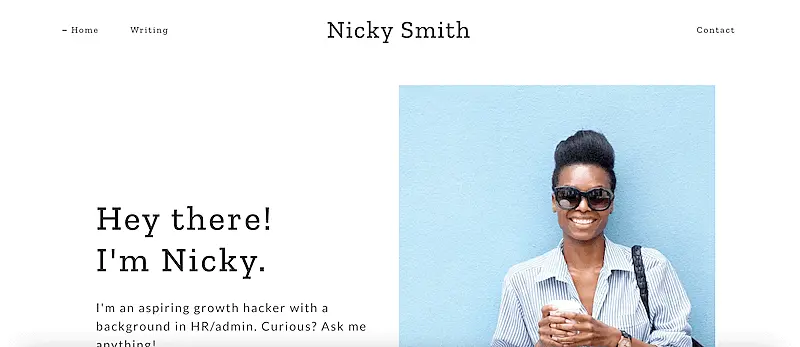 Personal blog template