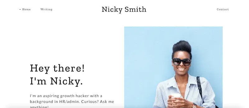 Personal blog template