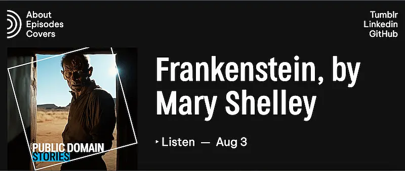 Blog for a podcast template