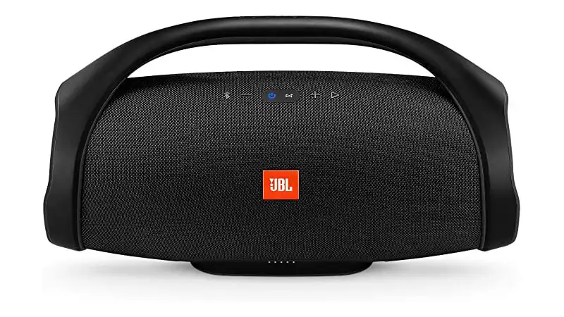 imagem de um bluetooth speaker JBL Boombox na cor preta