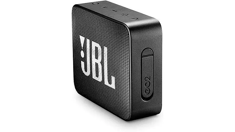 imagem de um bluetooth speaker JBL GO 2 na cor preta
