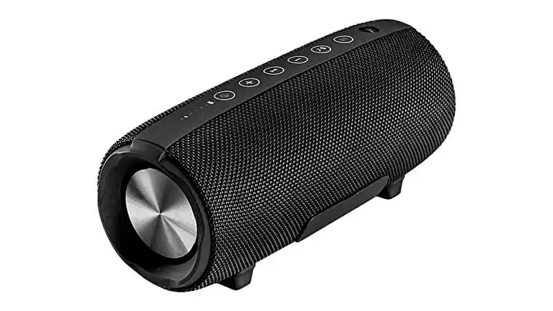 imagem de um bluetooth speaker Pulse Energy na cor preta