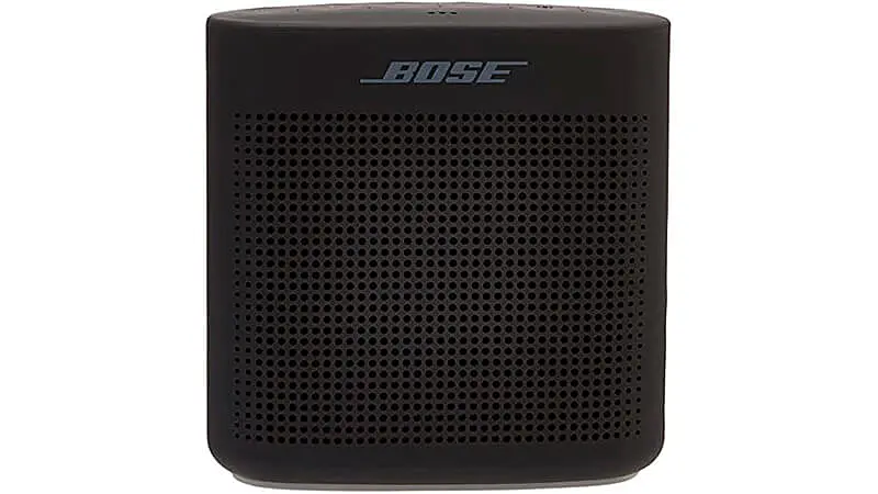 imagem de um bluetooth speaker Bose na cor preta