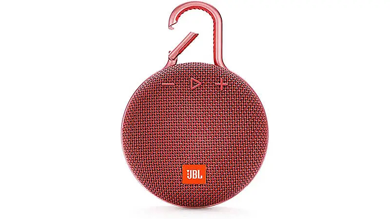 imagem de um bluetooth speaker JBL Mini na cor vermelha