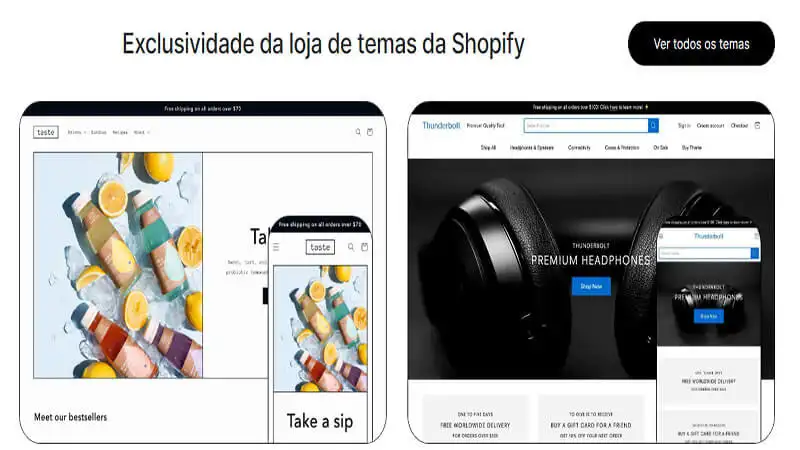 Brechó Online Captura de tela do Shopify