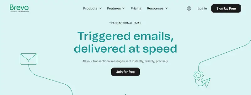 Brevo transactional email service Brevo Transactional Email Service page