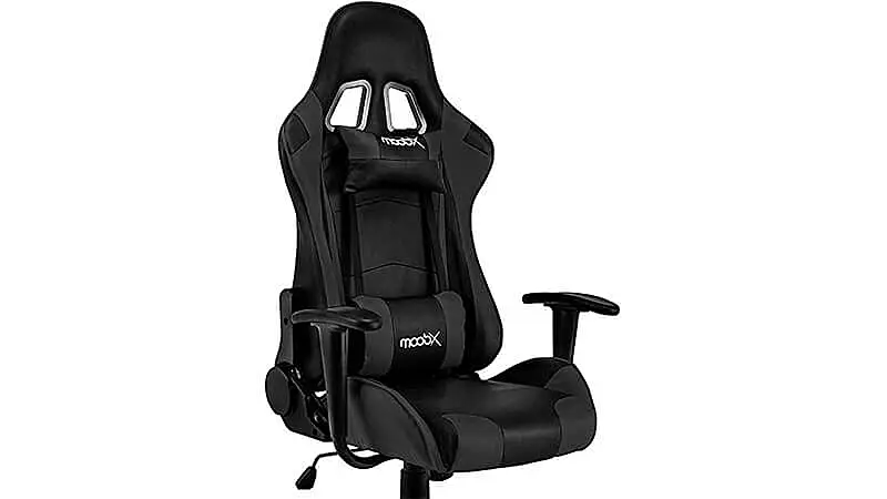 imagem de uma cadeira gamer MoobX na cor preta