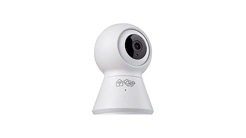 imagem de uma câmera de monitoramento I2GO na cor branca