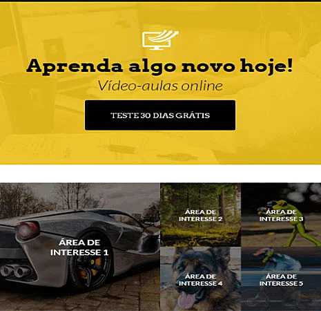 Exemplo de e-mail marketing da Nitronews