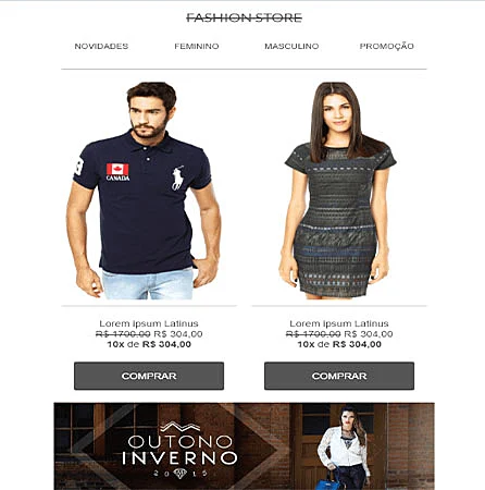 Exemplo de e-mail marketing da Nitronews