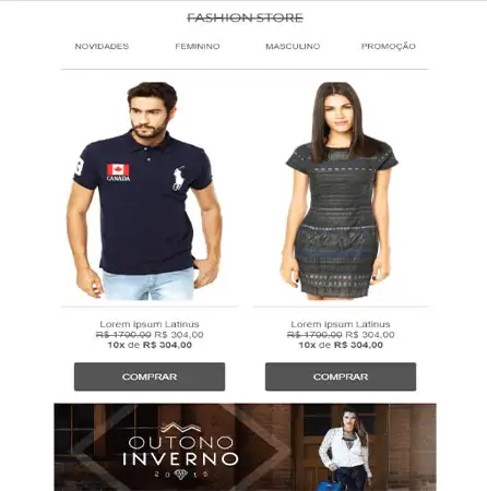 Exemplo de e-mail marketing da Nitronews