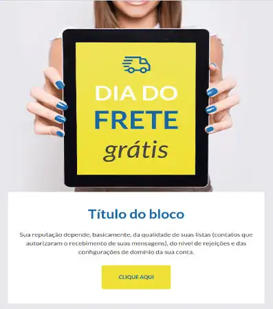 Exemplo de e-mail marketing da Nitronews