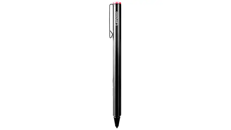 imagem de uma caneta touch Active da Lenovo na cor preta