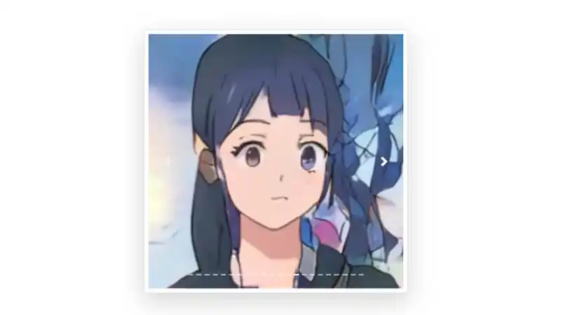 exemplo de uma caricatura online no estilo anime feita pelo site Selfie2anime