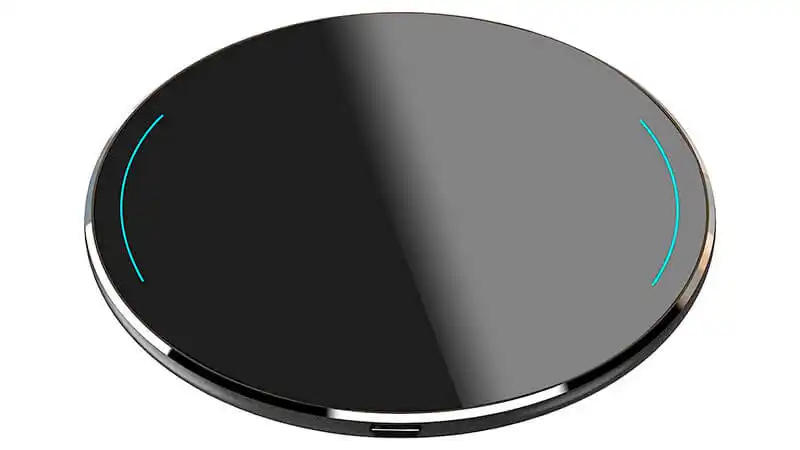 imagem de um carregador sem fio da Tozo na cor preta