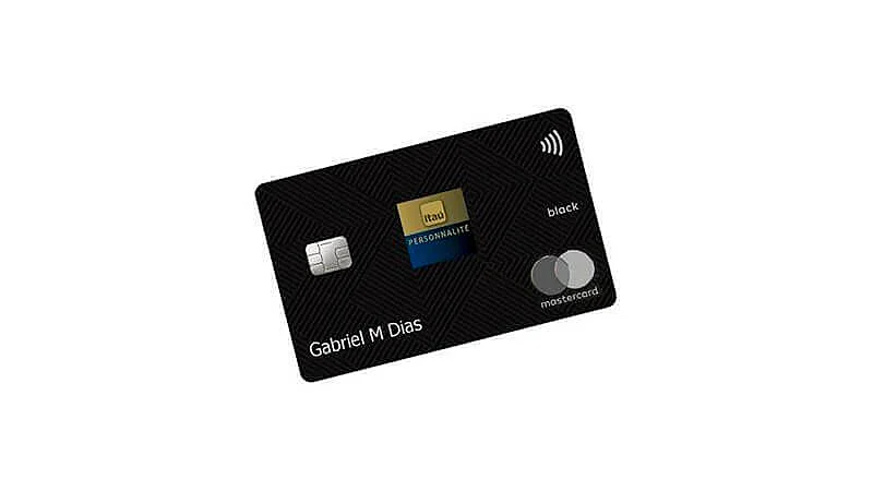 Imagem cartão Itaú Personnalite Black