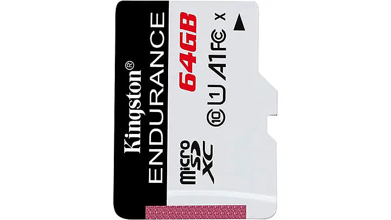 imagem de um cartão de memória de 64GB da Kingston
