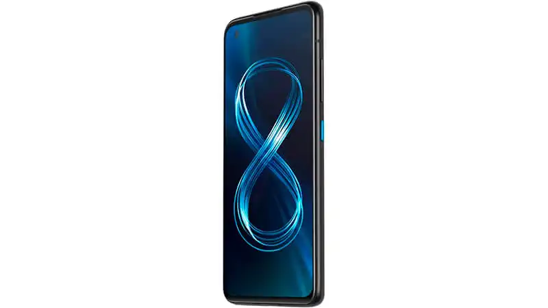 imagem de um celular Asus Zenfone 8 de frente