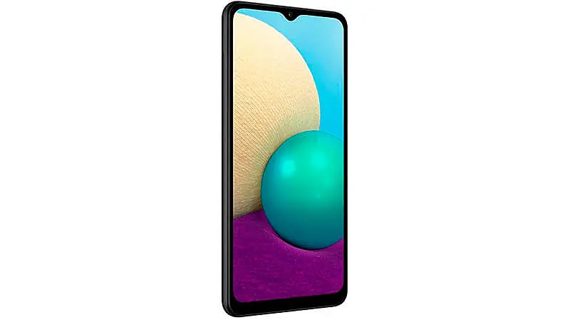 imagem de um smartphone Samsung Galaxy A02
