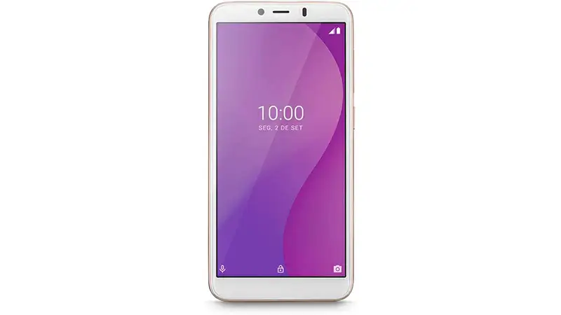 imagem que mostra um smartphone Multi G Max de frente