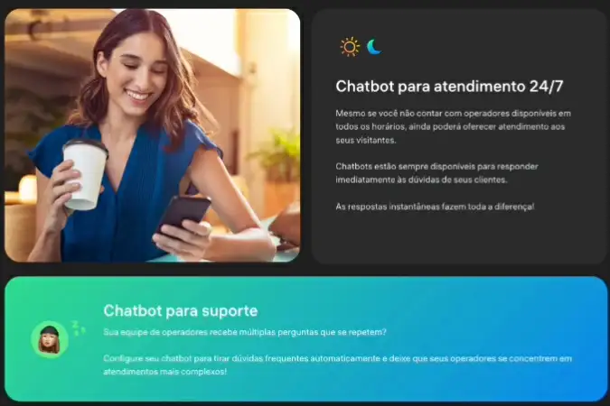 Captura de tela do JivoChat