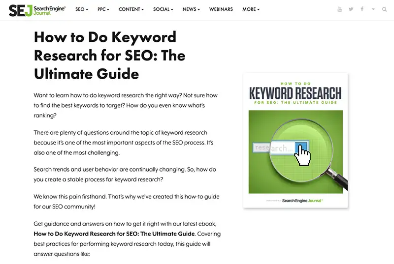How to do Keyword Research for SEO