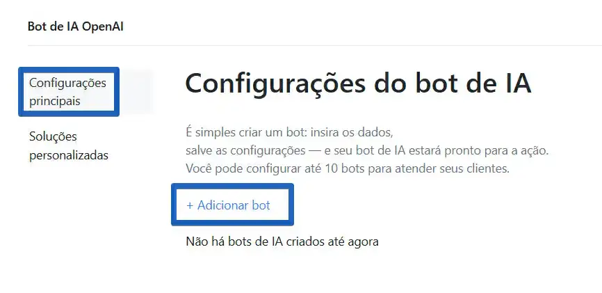 Captura de tela do JivoChat