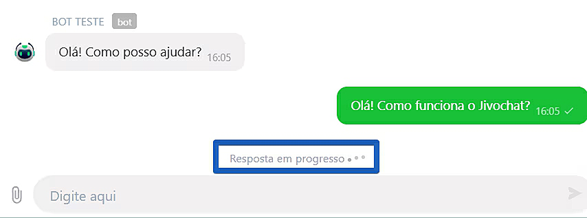 Captura de tela do JivoChat
