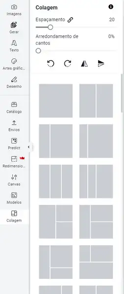 Recorte biblioteca Canva