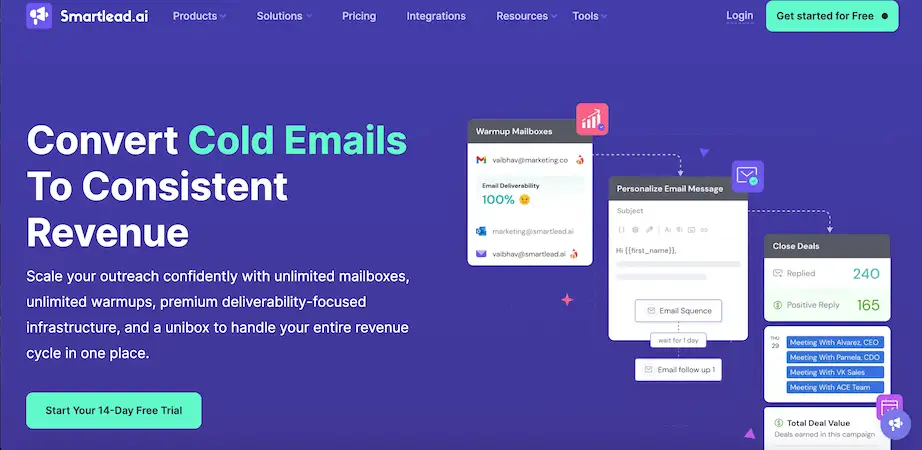 Smartlead website