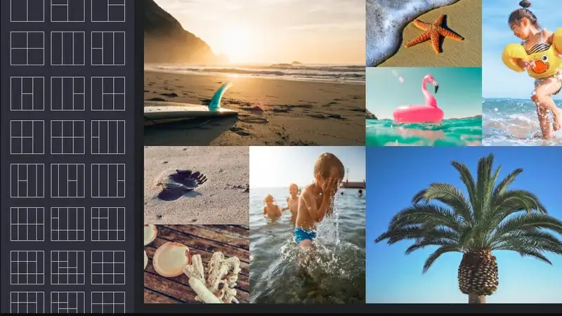 plantillas de collage de fotos con BeFunky