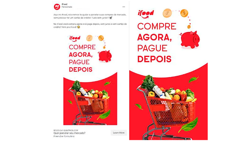 Exemplo de como anunciar no Instagram 