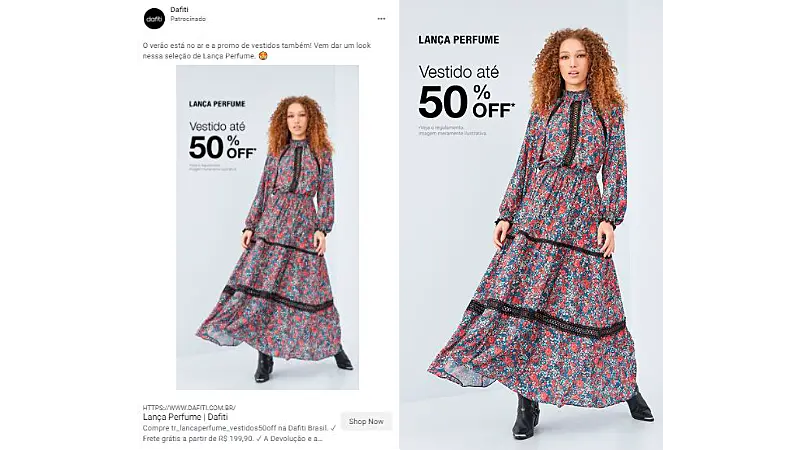 Exemplo de como anunciar no Instagram 