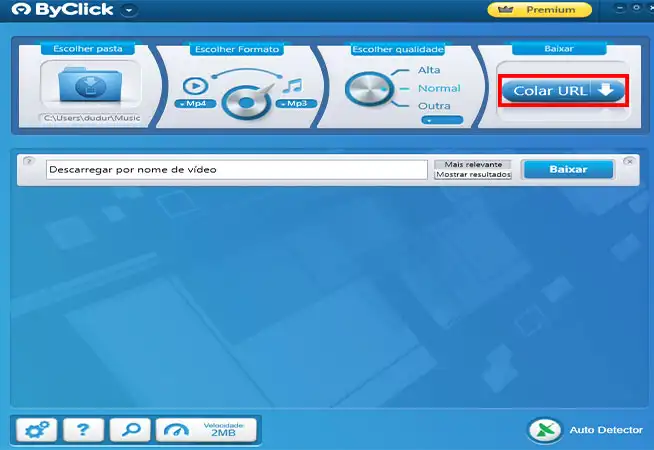 Captura de tela do ByClick